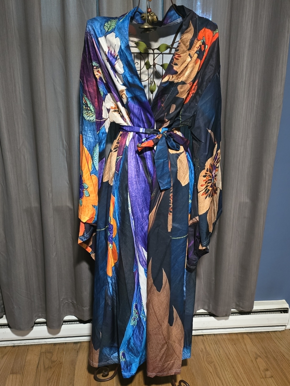 Silky Floral Kimono
